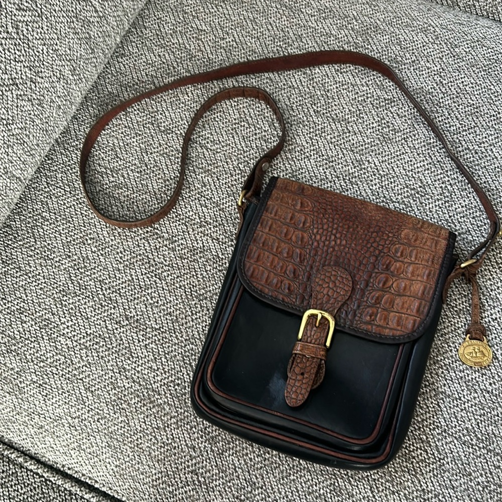 Vintage Brahmin Genuine Leather Crossbody